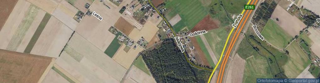 Zdjęcie satelitarne Dąbrówka Słupska ul.